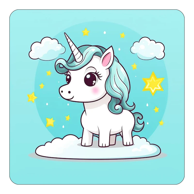 مگنت کاکتی طرح اسب تک شاخ و یونیکورن مدل mp31164