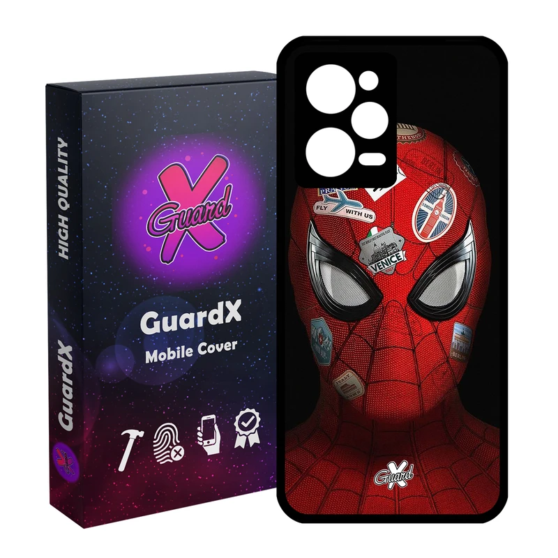 کاور گارد ایکس طرح Spider Man مدل Glass10033 مناسب برای گوشی موبایل شیائومی Redmi Note 12 Pro 5G/Poco X5 Pro 5G/Note 12 Pro Pro speed
