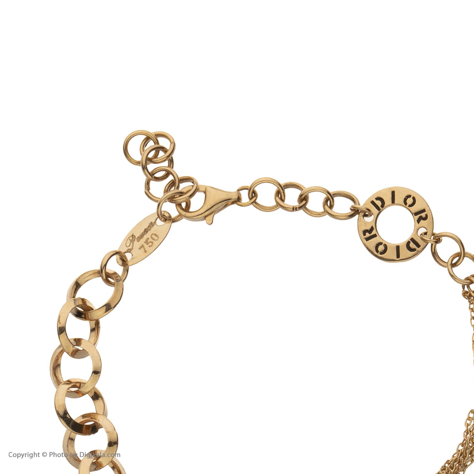 دستبند طلا 18 عیار زنانه مایا ماهک مدل MB1225 -  - 4