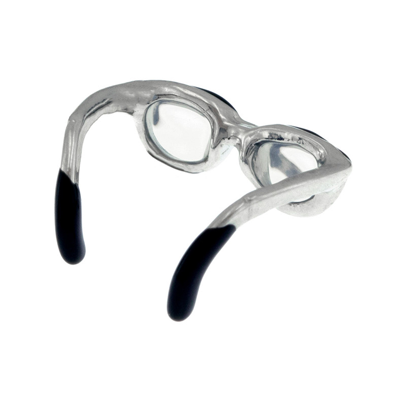 بند انگشتی زنانه برانت مدل عینک مینیاتوری بند انگشتی زنانه برانت مدل عینک مینیاتوری