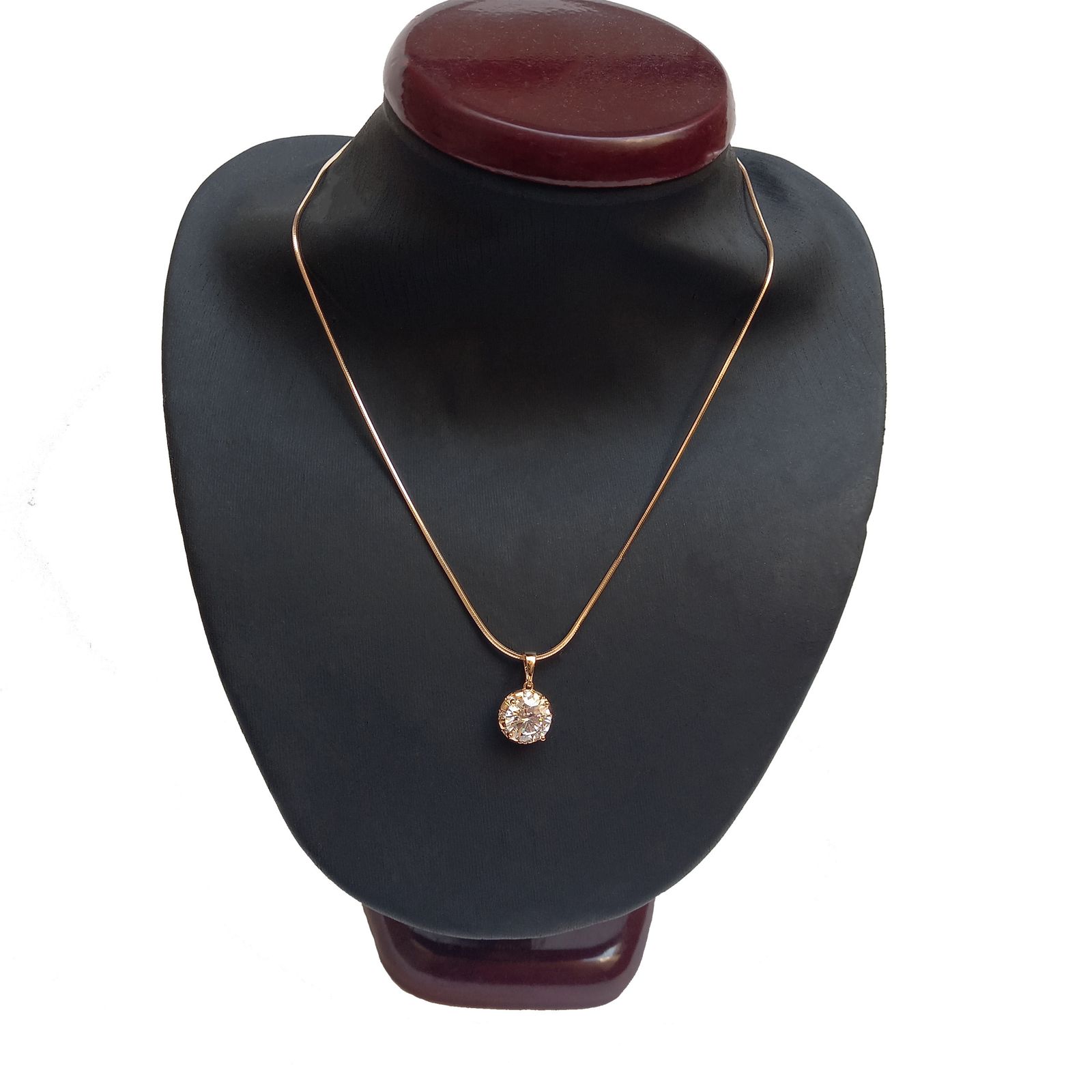 گردنبند زنانه ژوپینگ مدل نگین دار -  - 1