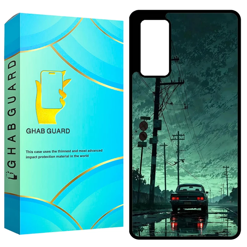 کاور قاب گارد طرح ماشین و جاده مدل GCHPS20U مناسب برای گوشی موبایل سامسونگ Galaxy S20 Ultra 4G / Galaxy S20 Ultra 5G    