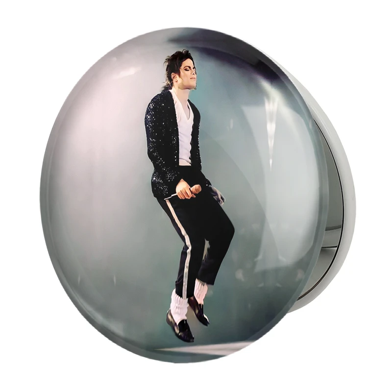 آینه جیبی خندالو طرح مایکل جکسون Michael Jackson مدل تاشو کد 19249 