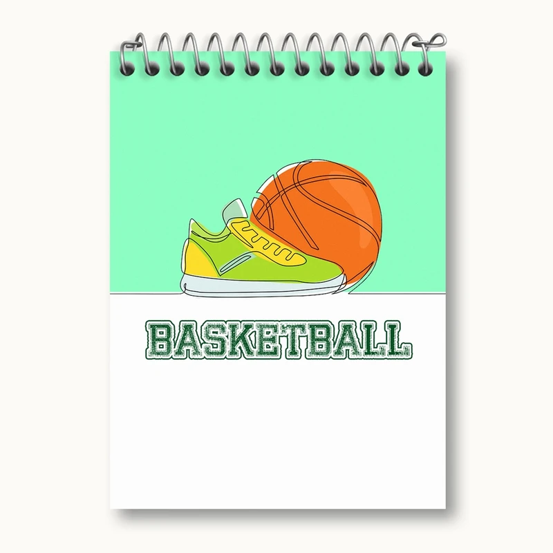 دفتر یادداشت 50 برگ خندالو مدل بسکتبال Basketball کد 26461