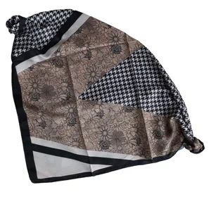 روسری زنانه مدل مینی پیچازی گلدار