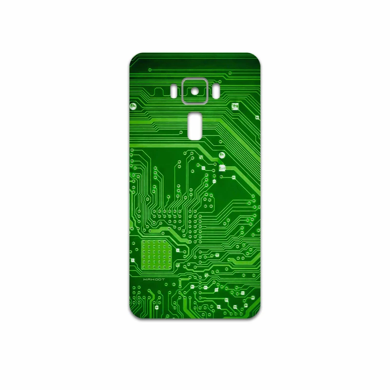 برچسب پوششی ماهوت مدل Green Printed Circuit Board مناسب برای گوشی موبایل ایسوس Zenfone 3 Laser ZC551KL