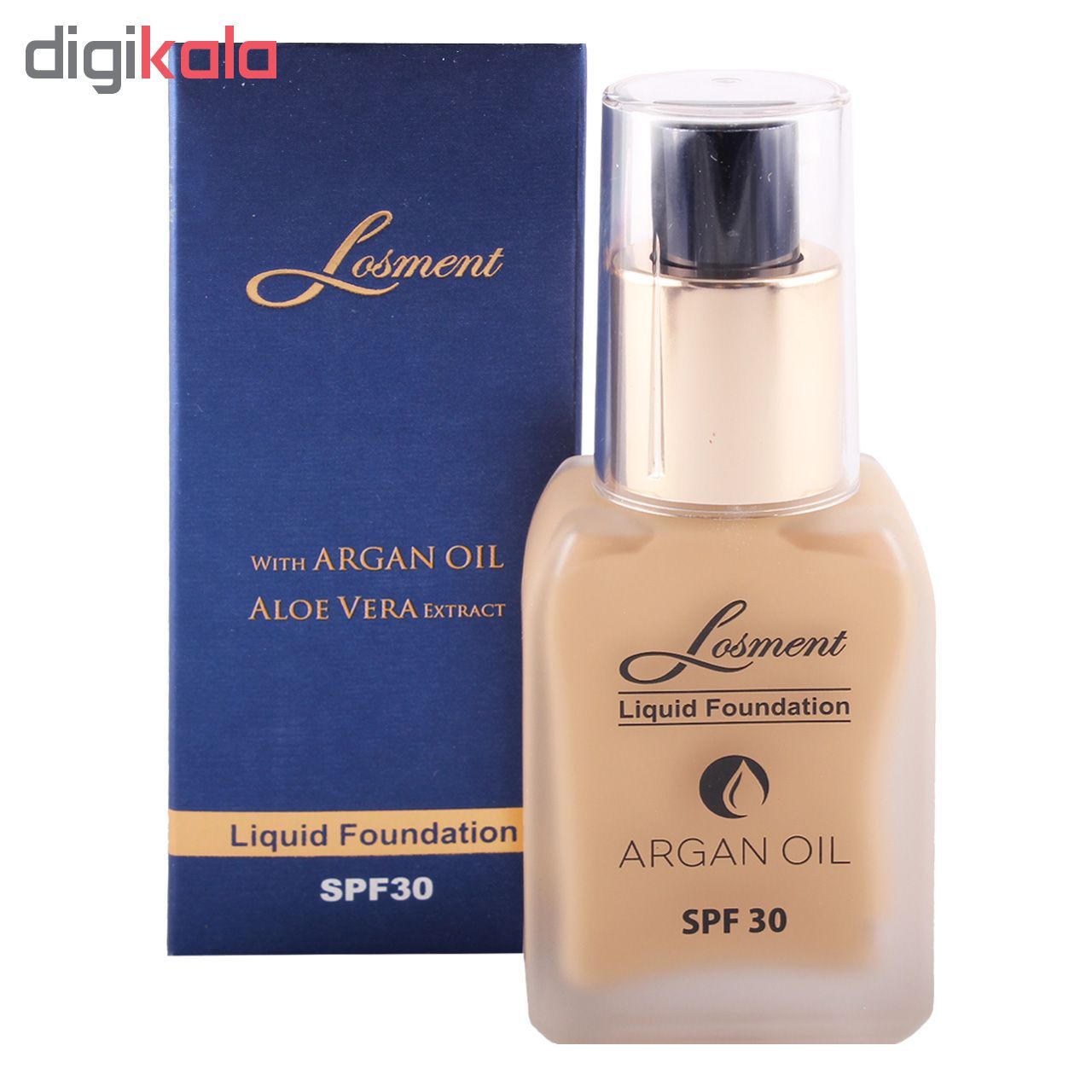 کرم پودر لوسمنت SPF30 حاوی روغن آرگان و آلوئه ورا شماره L205 حجم 36 میلی لیتر -  - 2