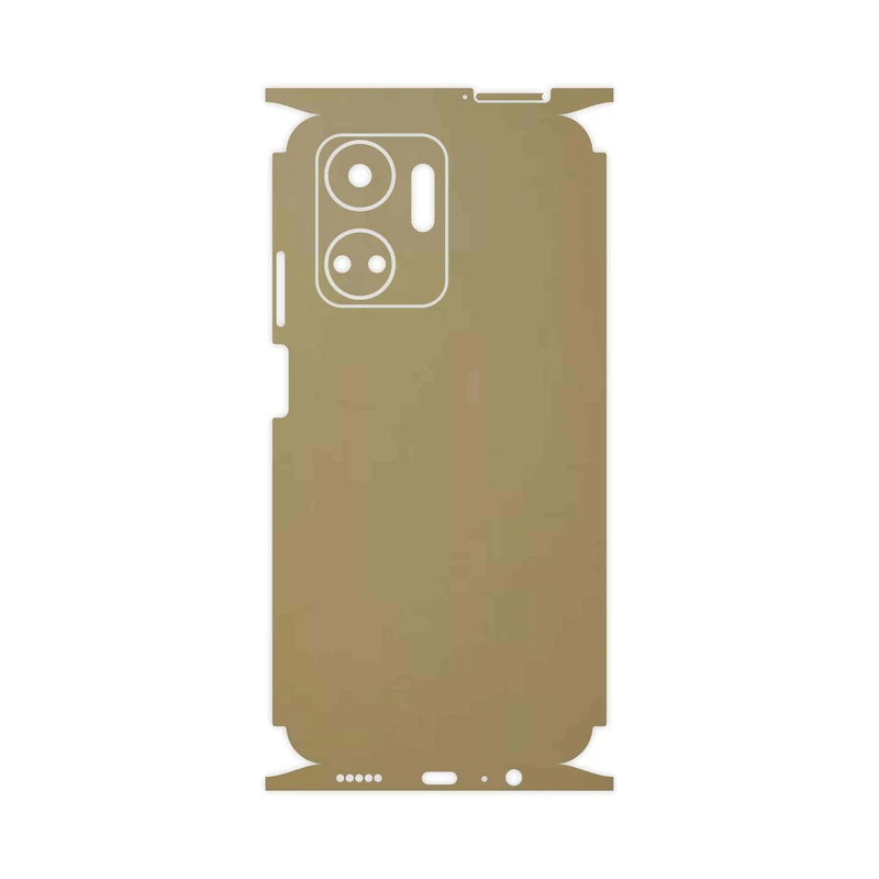 برچسب پوششی ماهوت مدل Matte-Gold-FullSkin مناسب برای گوشی موبایل آنر X7a