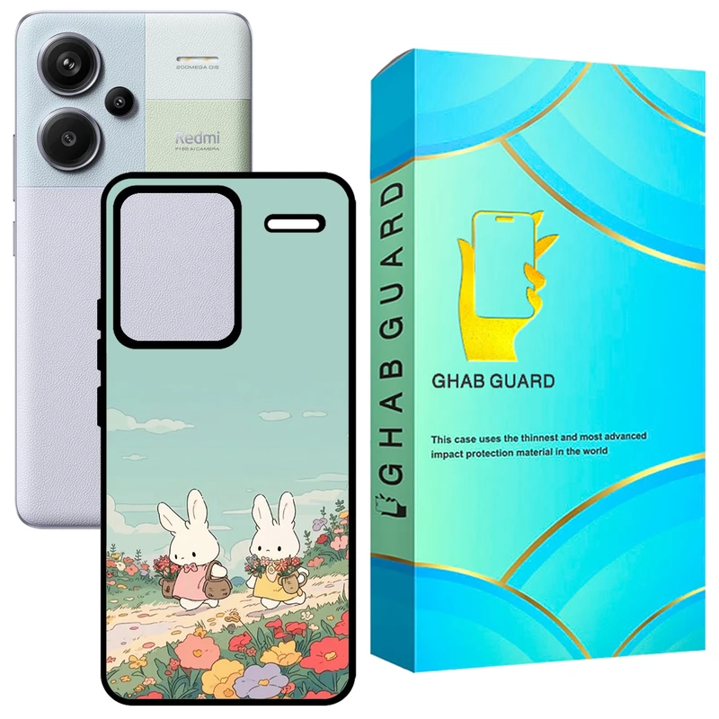 کاور قاب گارد طرح خرگوش مدل GCHPN13PL مناسب برای گوشی موبایل شیائومی Redmi Note 13 Pro Plus
