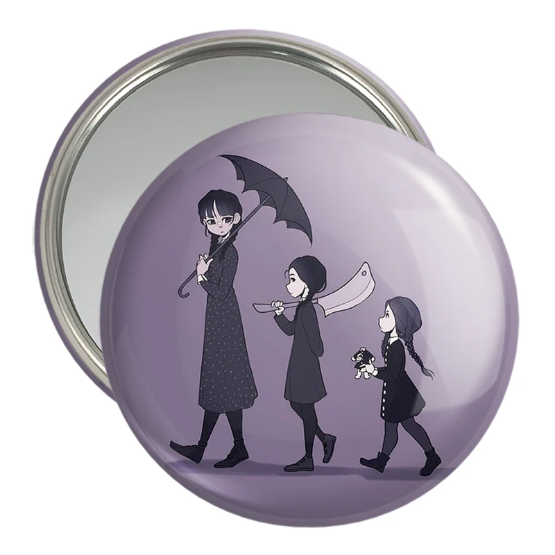 آینه جیبی خندالو مدل سریال ونزدی Wednesday کد 25306