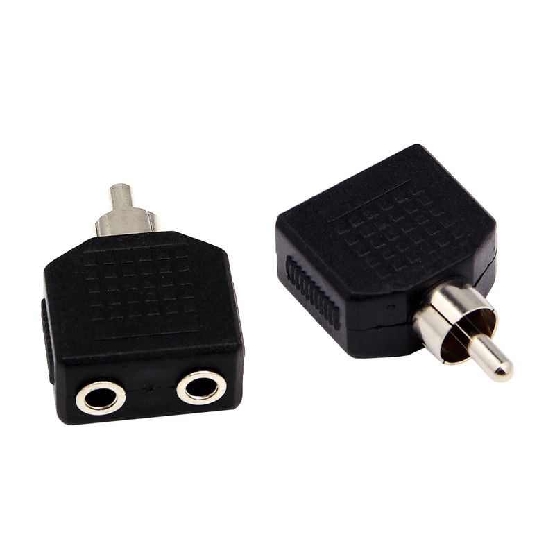 مبدل RCA به دو جک 3.5 میلی متری مدل RCA-Dual.3.5mm
