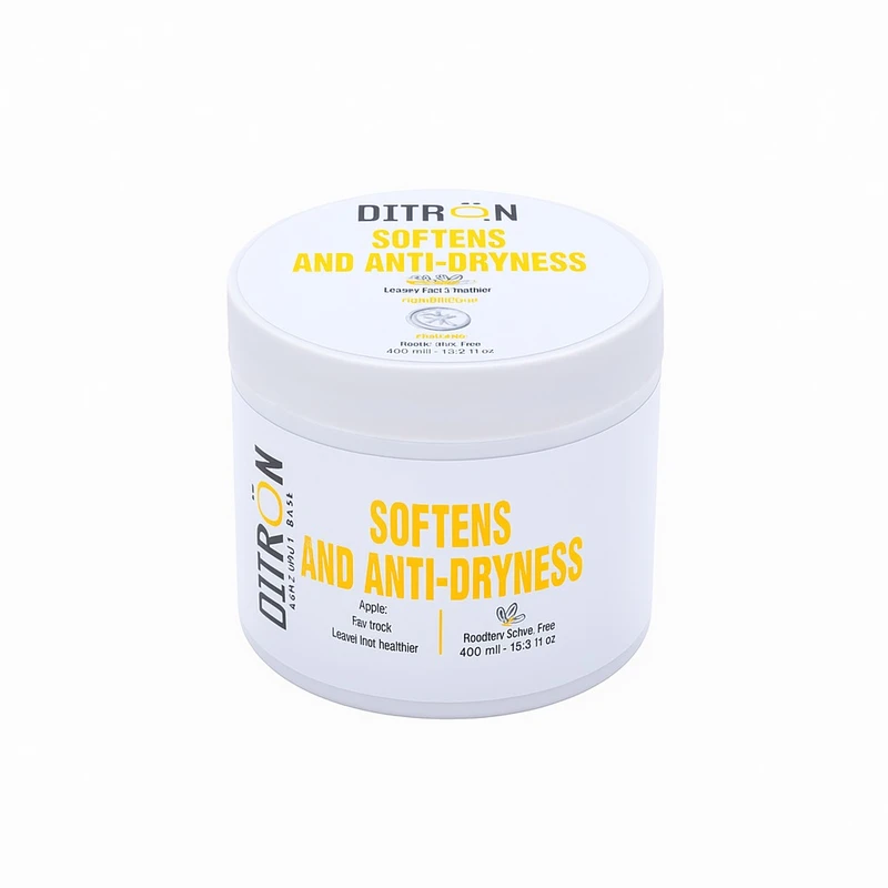 ماسک نرم کننده مو دیترون مدل سیب مناسب برای موهای معمولی حجم 400 میلی لیتر