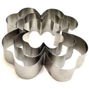 کاتر شیرینی پزی مدل گل مجموعه 3 عددی