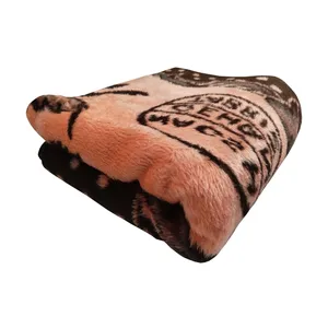 پتو دو لایه 2 نفر مدل دوطرفه ضخیم طرح گل سایز 200x210 سانتی‌متر