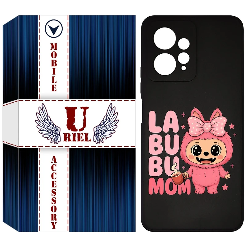کاور یوریل مدل KSH کد 136 طرح عروسک لبوبو مناسب برای گوشی موبایل شیائومی Redmi Note 12 4G