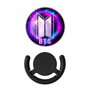 پایه نگهدارنده گوشی موبایل و تبلت مدل پاپ سوکت طرح گروه موسیقی bts به همراه پاپ کلیپ
