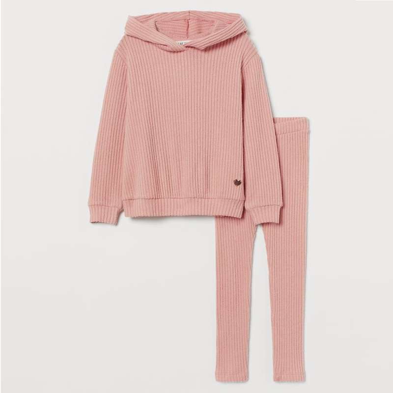 ست هودی و شلوار دخترانه اچ اند ام مدل 0968319001