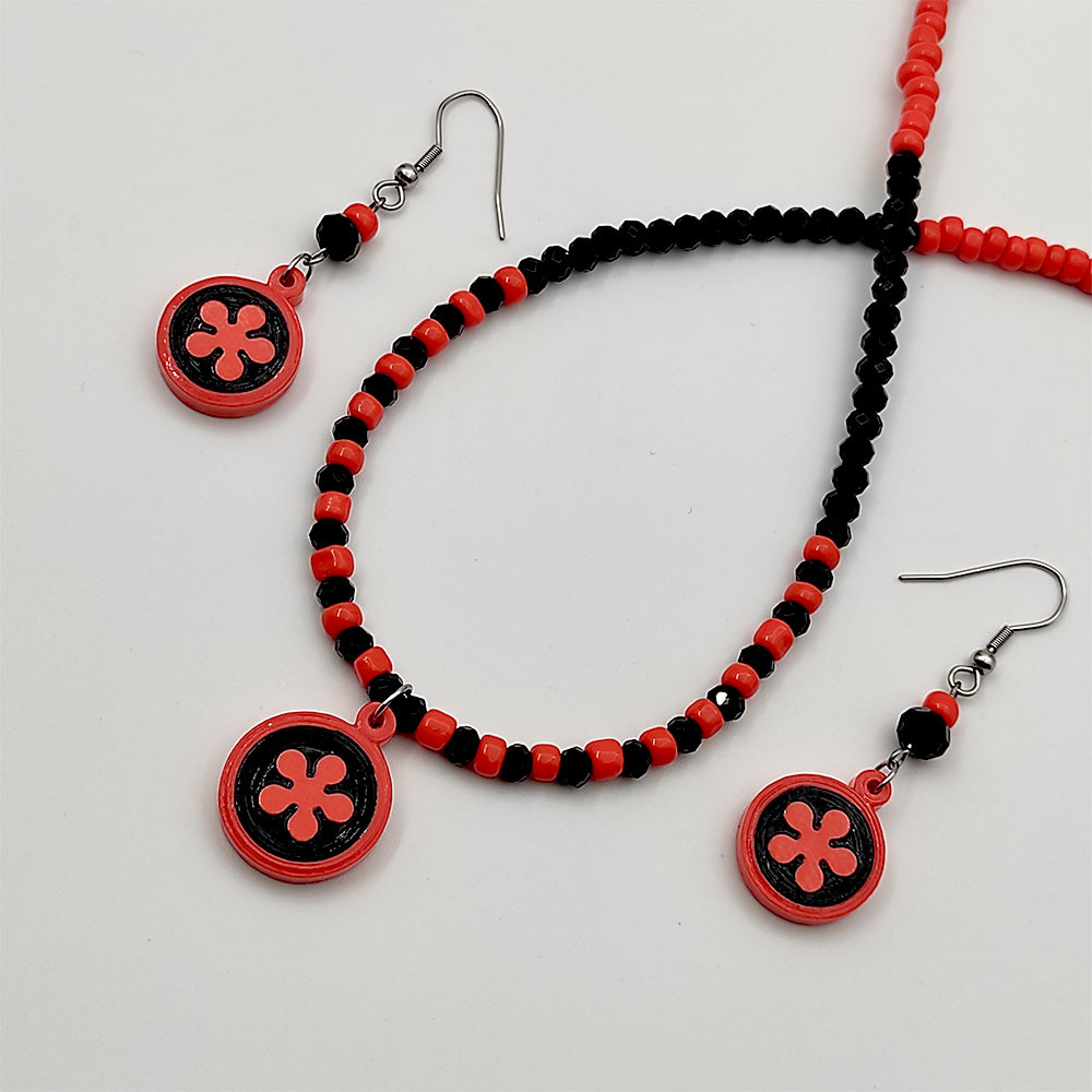 نیم ست زنانه مدل گل