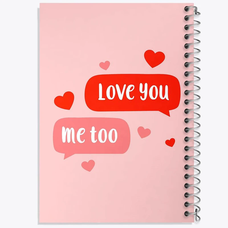 دفتر شطرنجی 50 برگ خندالو طرح عاشقانه کد 27146