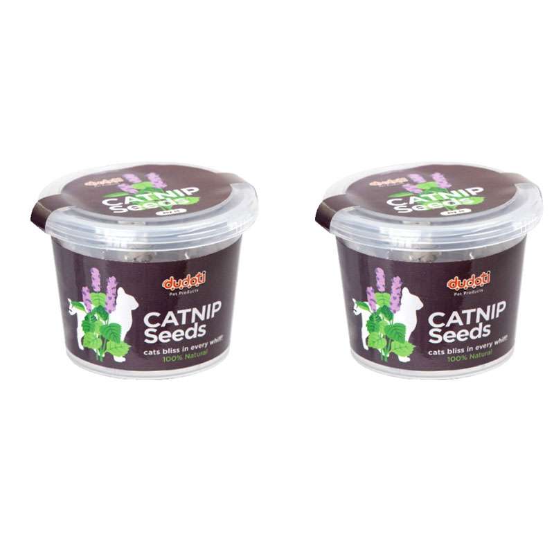 بذر کت نیپ گربه دودوتی مدل Catnip1 وزن 80 گرم بسته دو عددی