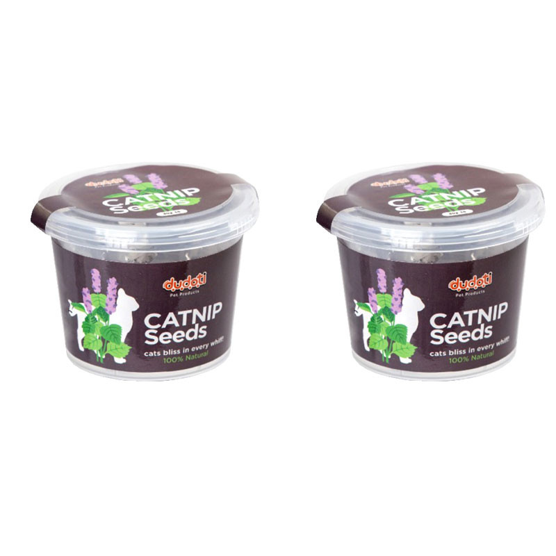 بذر کت نیپ گربه دودوتی مدل Catnip1 وزن 80 گرم بسته دو عددی
