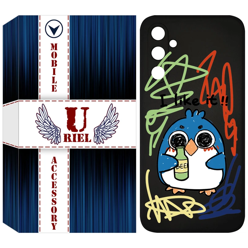 کاور یوریل مدل KSH کد 23 طرح جوجه ی نقاش مناسب برای گوشی موبایل سامسونگ Galaxy A54