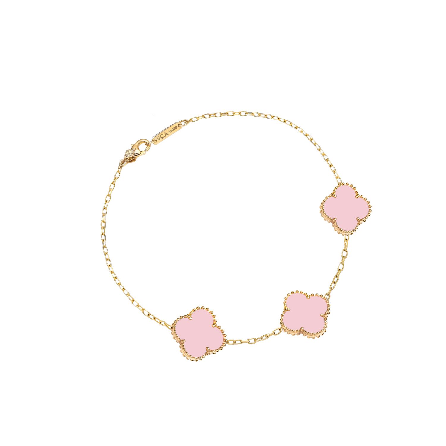 دستبند طلا 18 عیار زنانه ماوی گالری مدل ونکلیف -  - 1