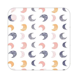 زیر لیوانی کاکتی طرح ماه و ستاره مدل mp53002