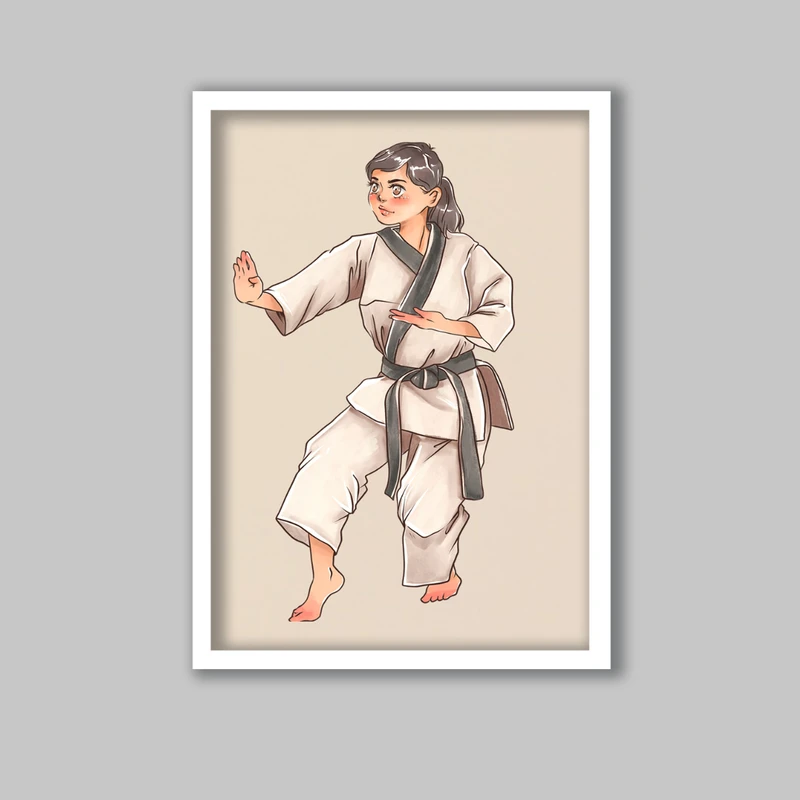 تابلو لیلیان طرح تکواندو کد LA-G10306