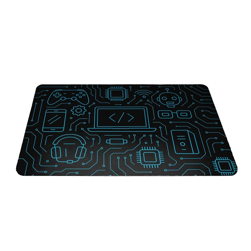 ماوس پد مدل تکنولوژی و گیمینگ سایز 24x37 سانتی متر
