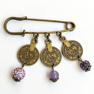 گل سینه زنانه مدل سکه