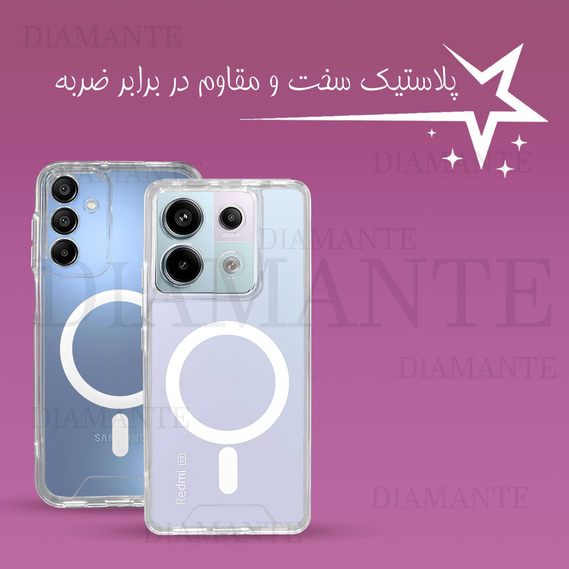کاور دیامانته مدل Mac_safe Ros مناسب برای گوشی موبایل شیائومی Poco C65