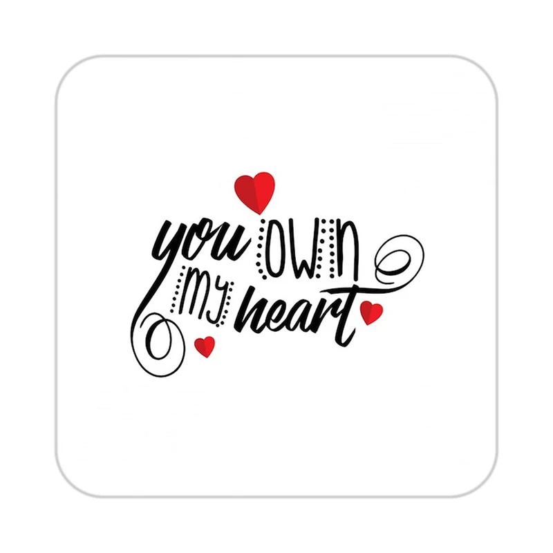 زیر لیوانی کاکتی طرح عاشقانه مدل mp41187