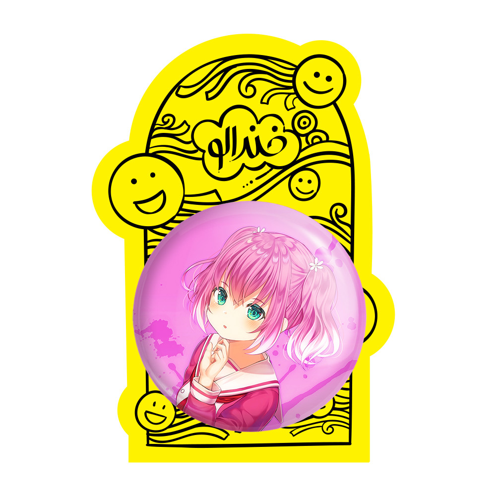 آینه جیبی خندالو طرح نانا انیمه نانای بی استعداد مدل تاشو کد 23767