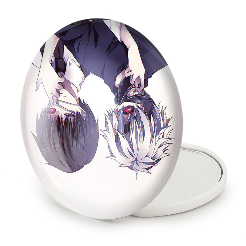 آینه جیبی خندالو طرح کانکی کن انیمه توکیو غول Tokyo Ghoul مدل تاشو کد 11904
