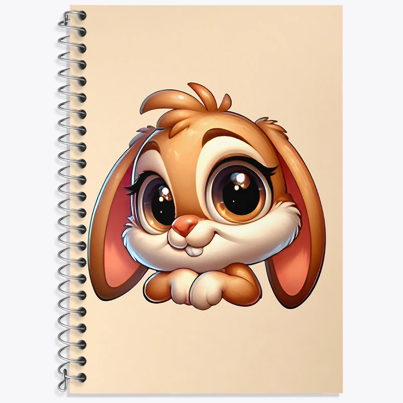 دفتر لغت 50 برگ خندالو طرح خرگوش کیوت کد N5891