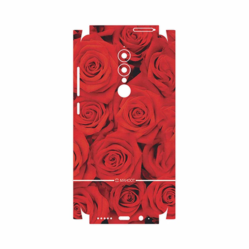 برچسب پوششی ماهوت مدل Red-Flower-FullSkin مناسب برای گوشی موبایل یومی A1 Pro