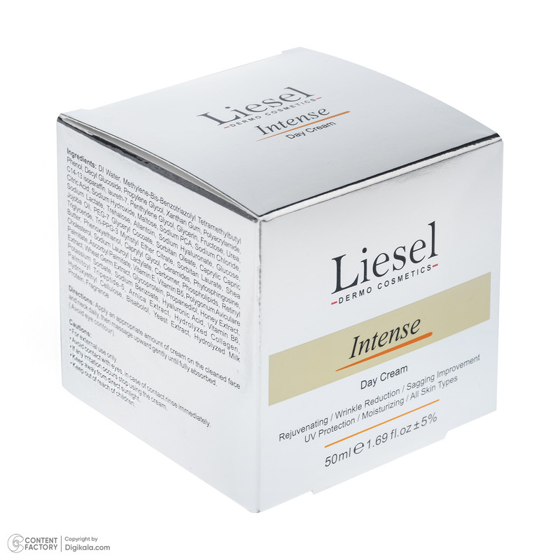 کرم ضد چروک لایسل مدل Day مناسب انواع پوست حجم 50 میلی لیتر