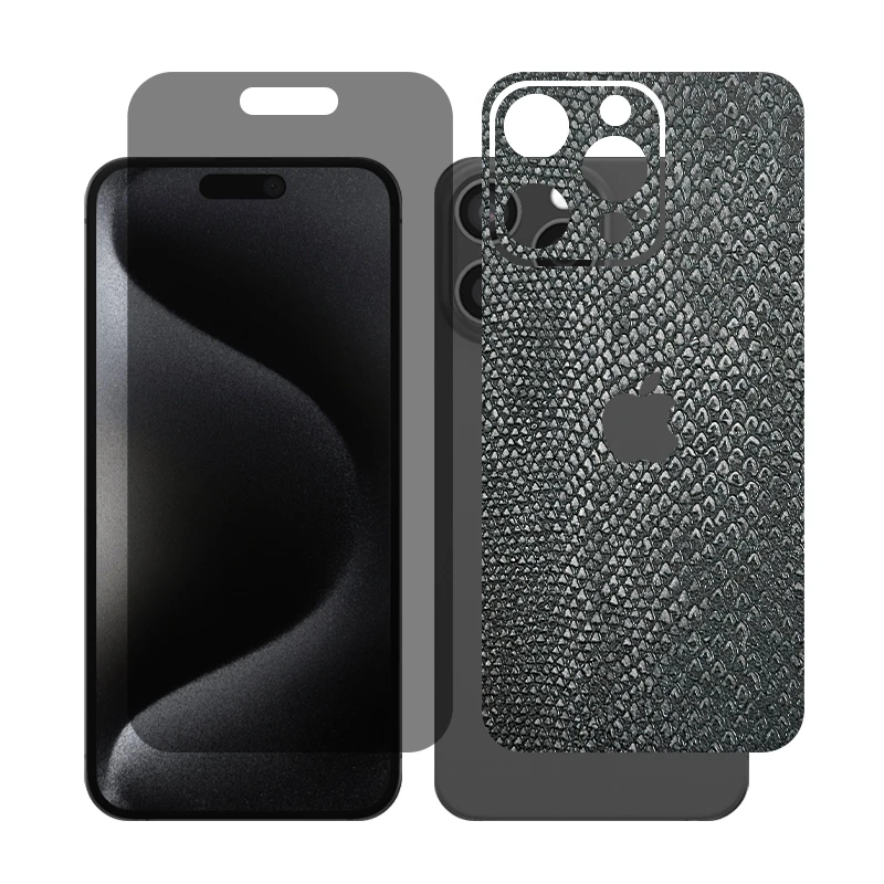 محافظ صفحه نمایش حریم شخصی گلس مدل Together مناسب برای گوشی موبایل اپل iPhone 16 Pro Max به همراه برچسب پوششی پشت گوشی