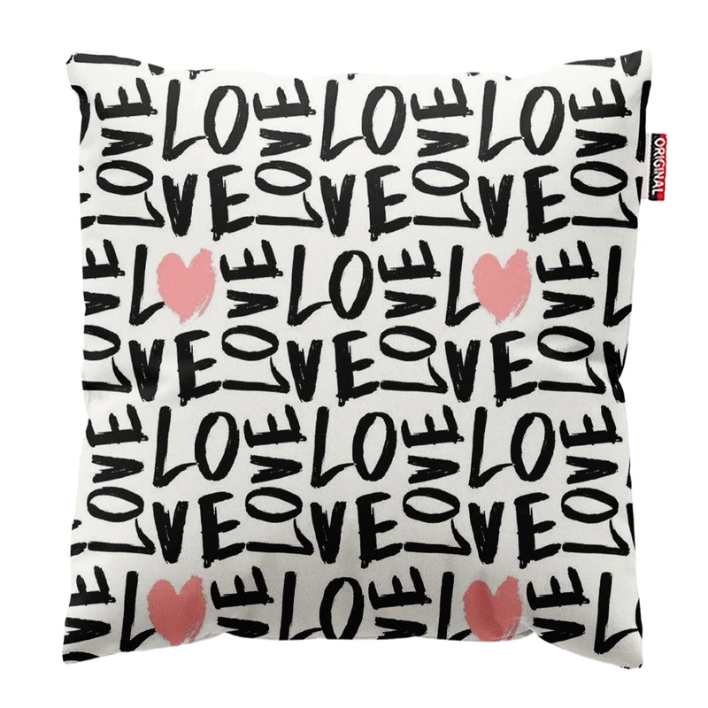 کوسن پاد آفرین طرح عشق سایز 30*30 سانتی متر