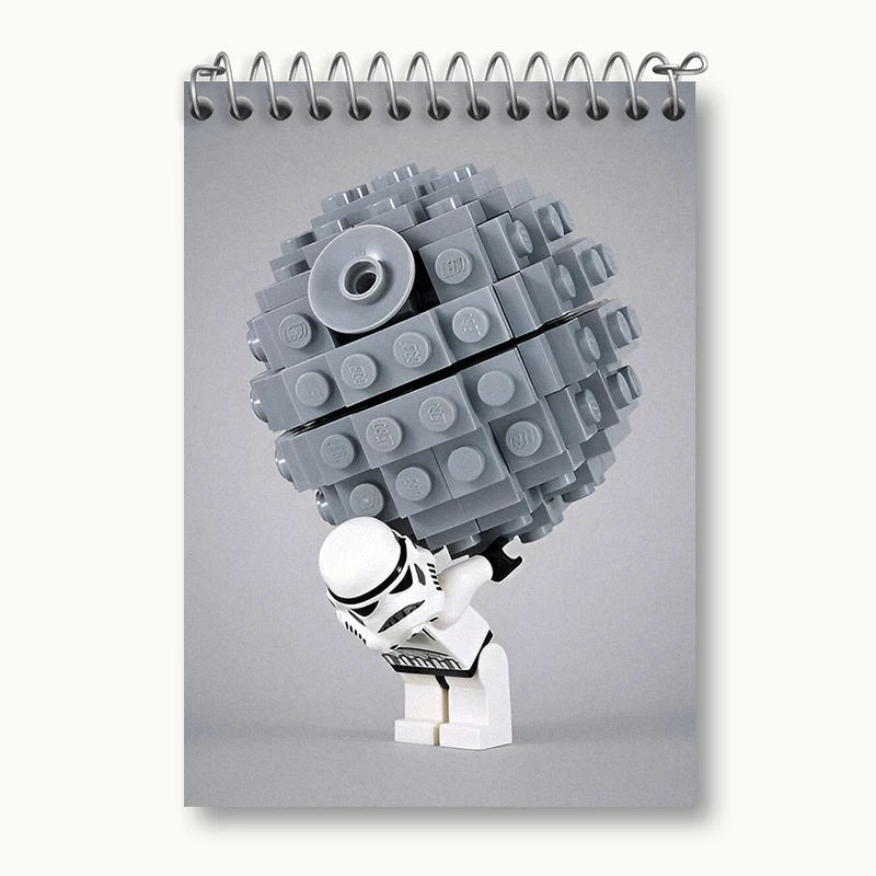 دفتر یادداشت 50 برگ خندالو طرح جنگ ستارگان (Star Wars)  کد N2927