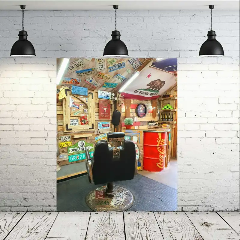 تابلو بوم طرح سالن آرایشگاه مدل SDB1801