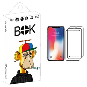 BOK +HD Screen Protector For Apple iPhone X Pack Of 3