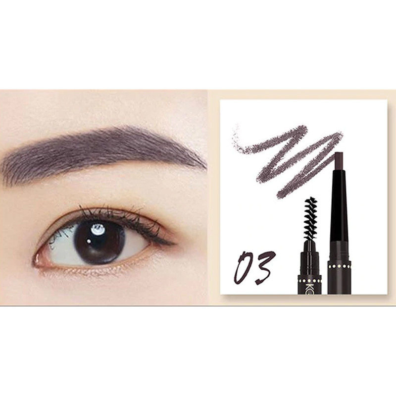 مداد ابرو کی کیو تی کیو کی مدل KK227 شماره 03 مداد ابرو کی کیو تی کیو کی مدل KK227 شماره 03
