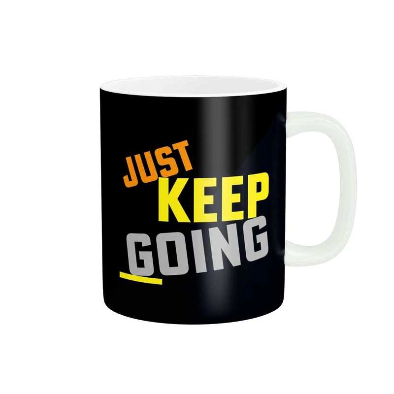 ماگ پاد آفرین طرح جمله انگیزشی Just keep going کد 2027