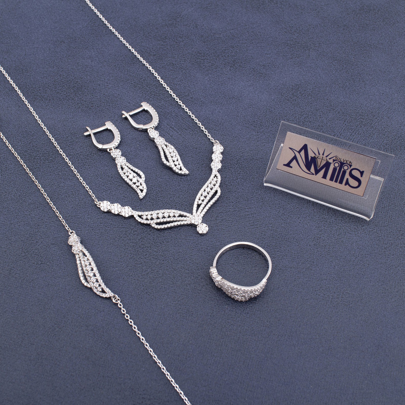 سرویس نقره زنانه مدل AMT-N207 سرویس نقره زنانه مدل AMT-N207