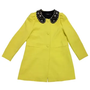 پالتو زنانه مدل یقه نگین دار 2022