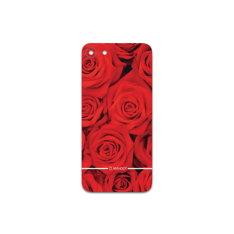برچسب پوششی ماهوت مدل Red-Flower مناسب برای گوشی موبایل اپل iPhone SE 2020