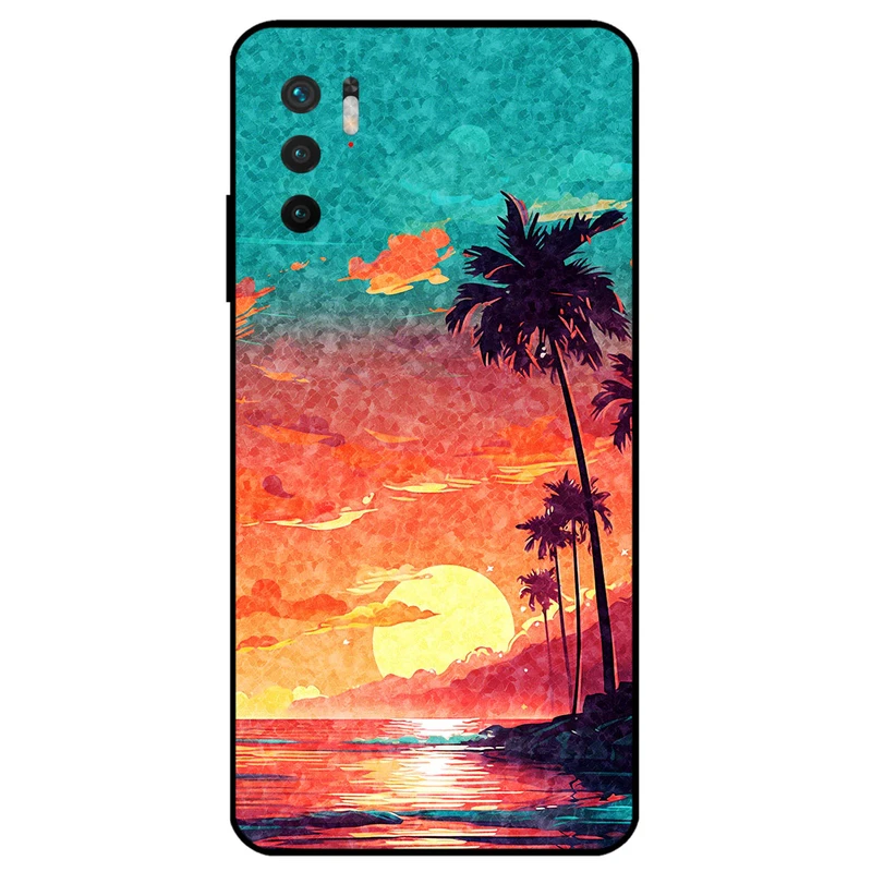 کاور مگافون طرح تابستان مدل 8000 مناسب برای گوشی موبایل شیائومی Redmi Note 10 5G / Poco M3 Pro	