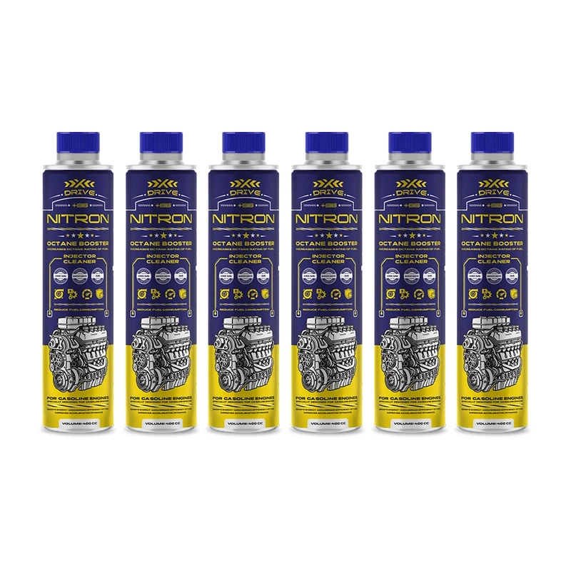 اکتان بوستر و مکمل سوخت خودرو بنزینی ایکس درایو مدل NITRON حجم 400 میلی لیتر بسته 6 عددی
